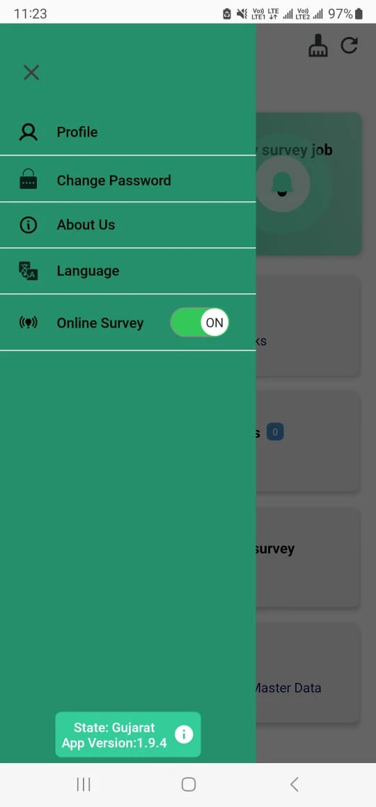Digital Crop Survey Gujarat screenshot