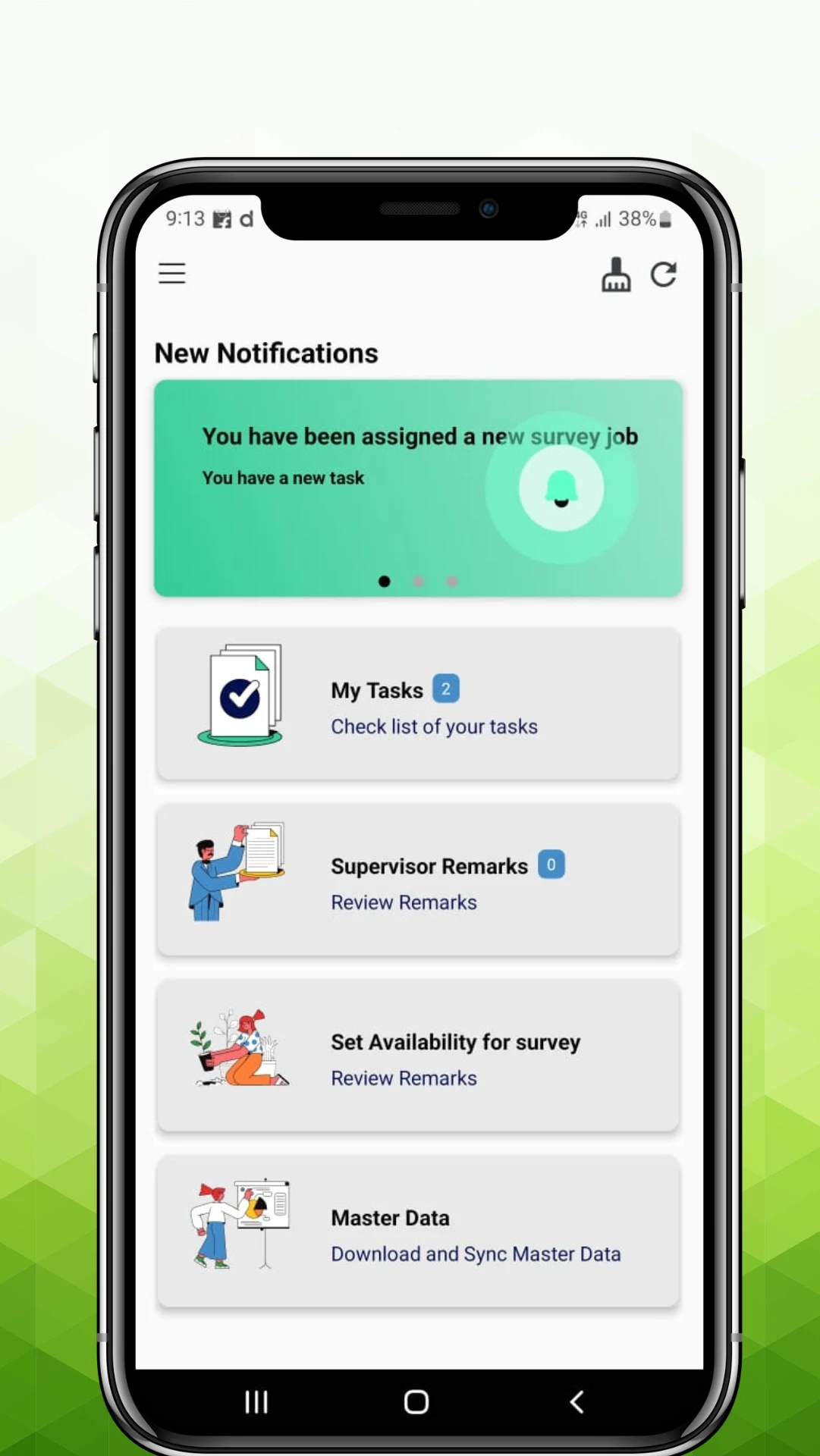 Digital Crop Survey Gujarat screenshot